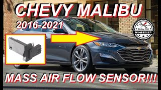 How To Change Mass Air Flow Sensor MAF 2016-2021 Chevy Malibu 1.5L Turbo Replacement LS LT Premier