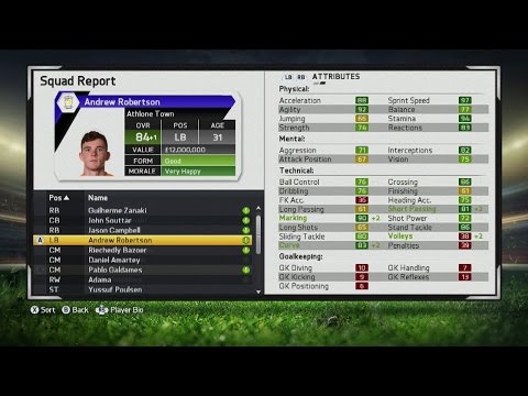 FIFA 15 | Andrew Robertson | Player Growth Test