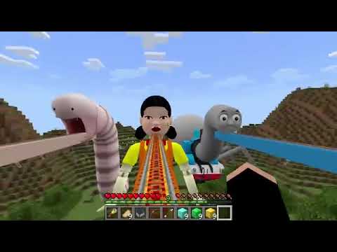 I found SECRET TUNNELS OF THOMAS DOLL AND WORM in Minecraft - Gameplay - Coffin Meme