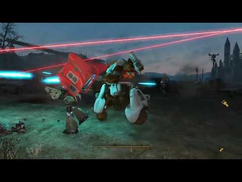 Fallout 4: Military Robots vs Nuka World Robots Round 8 [Robot Wars]
