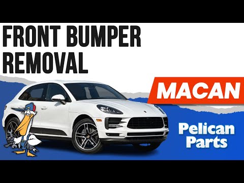Porsche Macan Front Bumper Removal (P95B 2015 - 2023 - GTS - Turbo)