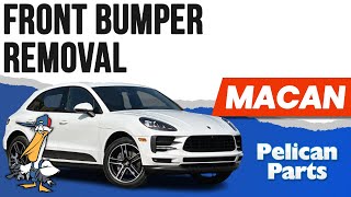 Porsche Macan Front Bumper Removal (P95B 2015 - 2023 - GTS - Turbo)