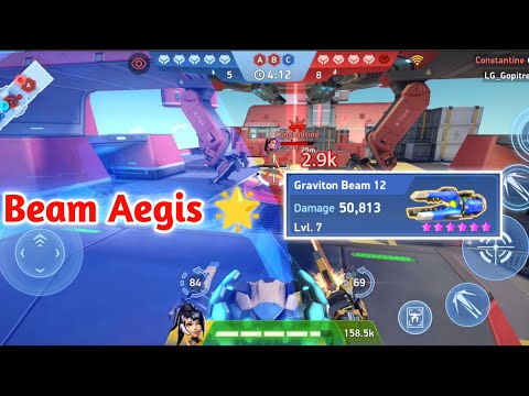 Aegis With Graviton Beam 12 ! Mech Arena