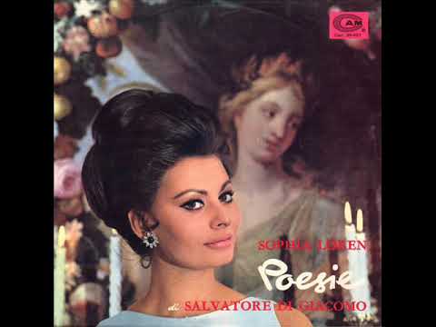 SOPHIA LOREN IN  POESIE DI SALVATORE DI GIACOMO NCOPP 'A NU MUNTONE 'E' MUNNEZZA 1963