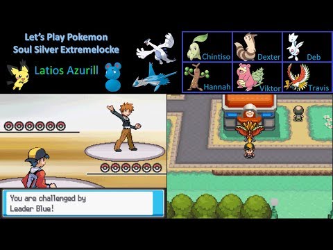 Let's Play Pokemon Soul Silver Extremelocke:  Part 35 - As Blue as the Sky
