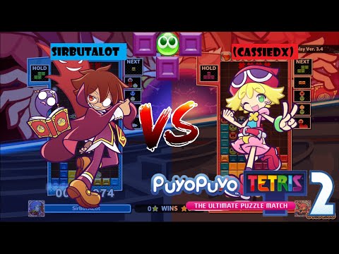 FT5 SirButALot VS (cassieDX) 2nd game Puyo Puyo Tetris 2 Fusion