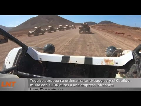 Golpe a los buggies: Teguise prohíbe y el Cabildo sanciona