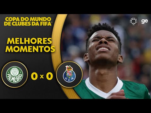 Gols e lances de Palmeiras x Porto
