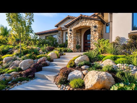 2022年のエクステリアデザインの装飾はどのようなトレンディなガーデンマテリアルですか