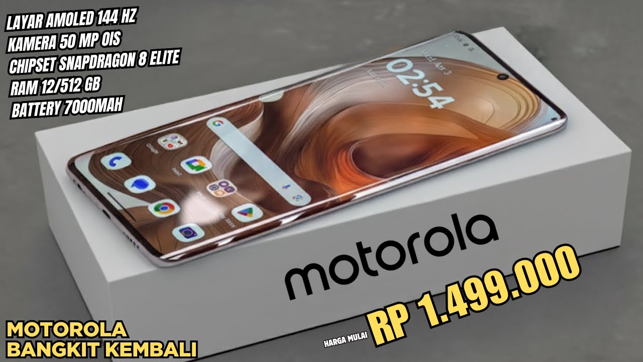 BARU DIRILIS‼️RAM 12/512GB, 7000mAh - HP MOTOROLA TERBARU NOVEMBER 2025