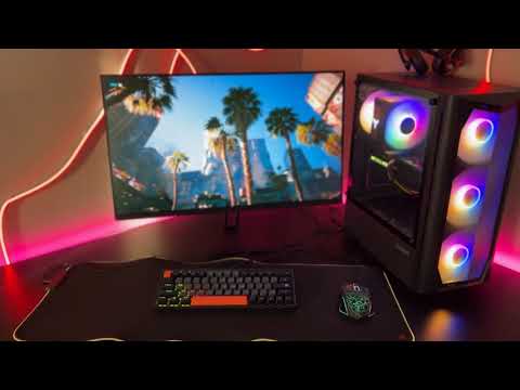 фото игровой компьютер с монитором 27’ 180гц. rtx 5050 0