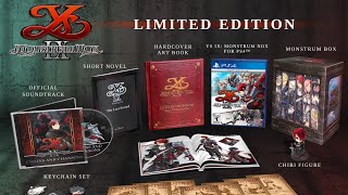 Unboxing Ys IX Monstrum Nox Limited edition unboxing