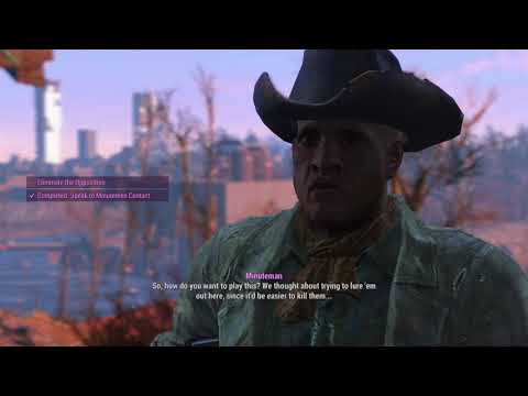 Gunner hilariously interrupts the minuteman