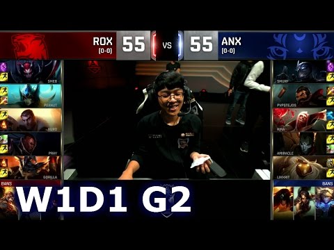 ROX vs ANX - Week 1 Day 1 | Group A LoL S6 World Championship 2016 | Rox Tigers vs Albus Nox Luna