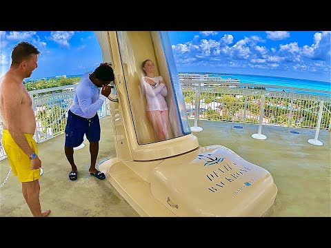 Devil’s Backbone Drop Water Slide at Baha Bay Waterpark