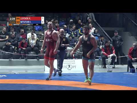 1/4 FS - 92 kg: R. LEFEVER (USA) v. I. MTSITURI (GEO)