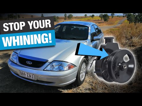 🛠Replacing an AU Falcon Power Steering Pump! Fix that Whining Noise on your EF, EL or AU Ford