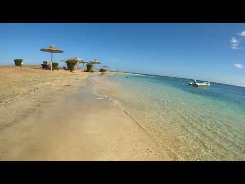Shams Alam Beach Resort Egypt A short walk along the beach from the jetty side.