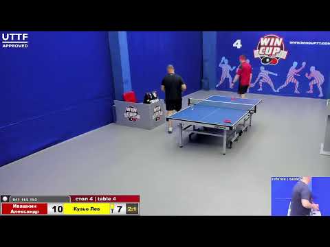 20:00 Ивашкин Александр 3-1 Кузьо Лев  стол 4 ЮГ-3  10.09.21