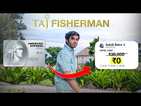 How I Turned ₹0 Into a ₹38,000 5-Star TAJ Stay | AMEX Credit Card Hack