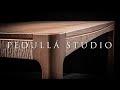 PEDULLA STUDIO | Building a Writing Desk with Copper Leaf Shadow Lines