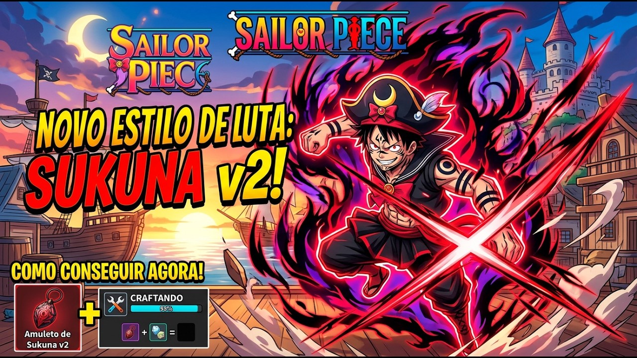 O NOVO SUKUNA V2 em Sailor Piece é MUITO QUEBRADO!