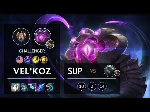 Vel'Koz Support vs Senna - NA Challenger Patch 10.7