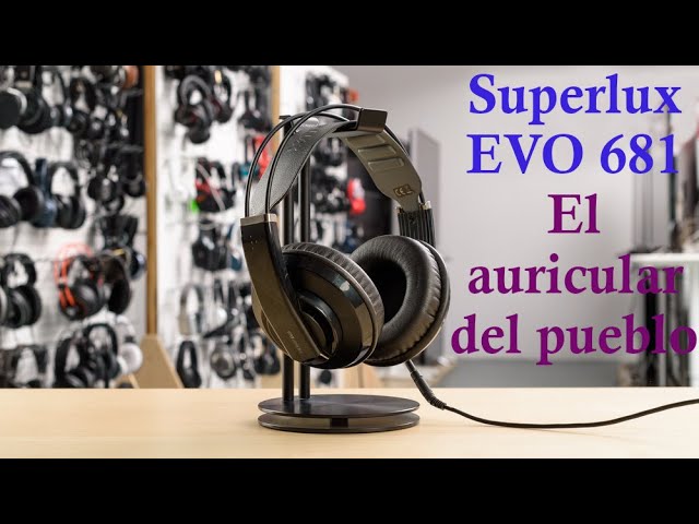 Vídeo relacionado con Superlux HD681 EVO White Auriculares Estudio Blancos con Bolsa