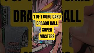 1 OF 1 GOKU CARD #tcg #dragonball #dbscardgame #dbscg #tradingcards #dbz #dbs #uigoku #ultrainstinct
