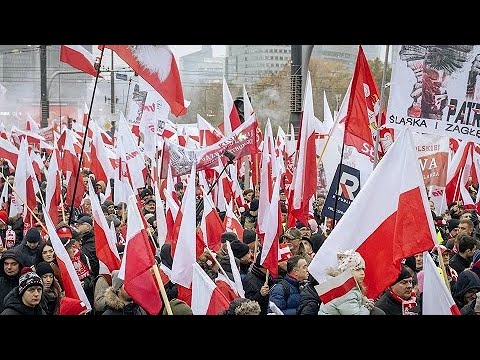 Over 300 Thousand Attend 2025 Polish Independence March In Warsaw, Poland