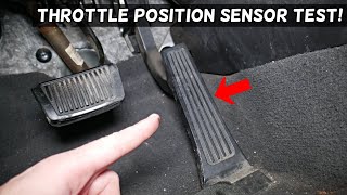 HOW TO TEST THROTTLE PEDAL, GAS ACCELERATOR PEDAL ON HYUNDAI SONATA, GAS PEDAL NOT WORKING