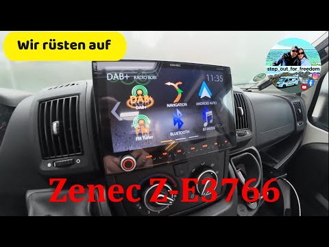 Zenec Z-E3766 Installation | Finally, a decent radio with DAB+ and navigation | DIY