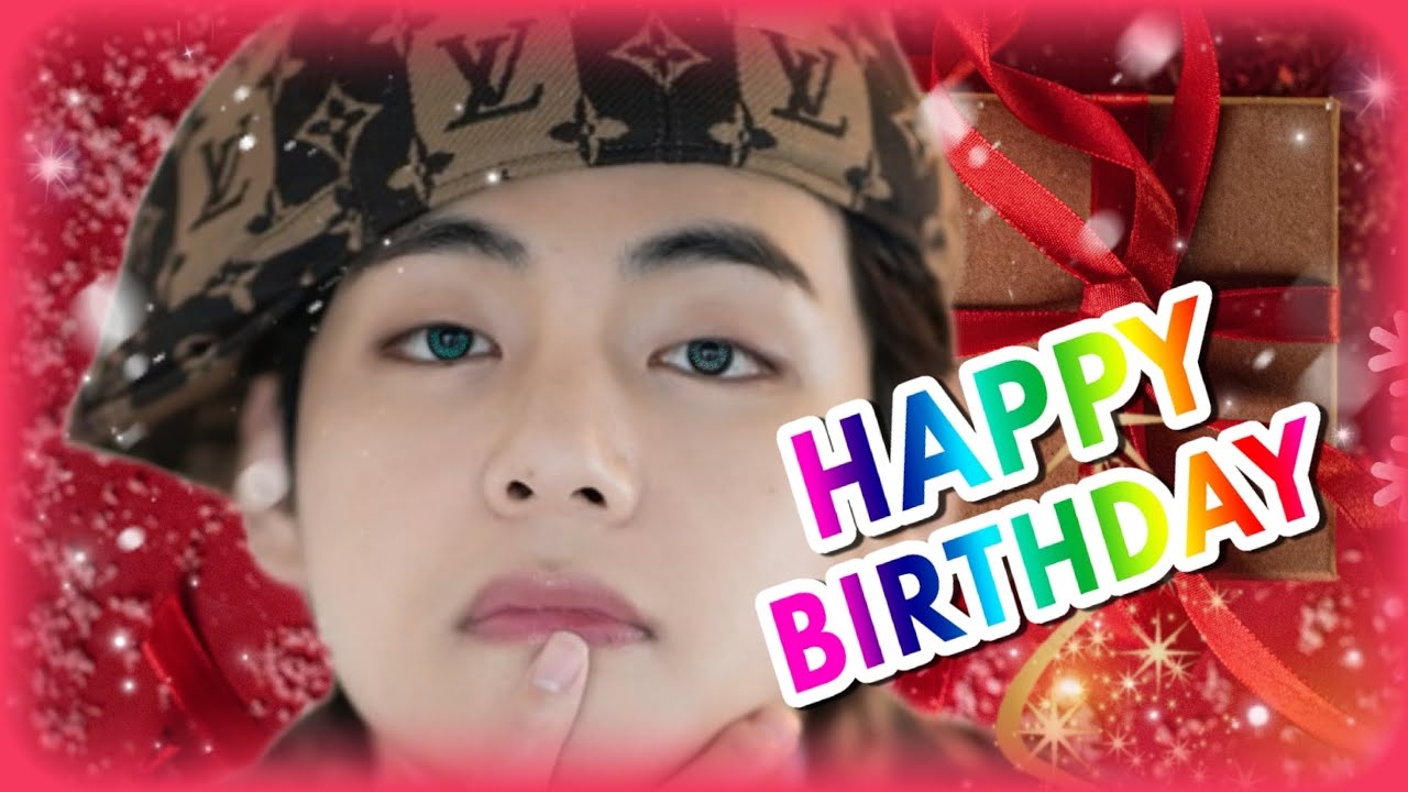 【BTS】V✌Happy Birthday🐻かわちぃテテ愛でましょ♡