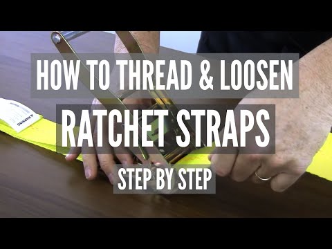 How to Thread a Ratchet Strap | How to Release a Ratchet Strap