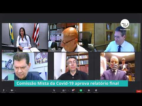 Comissão Mista da Covid aprova relatório final - 18/12/20