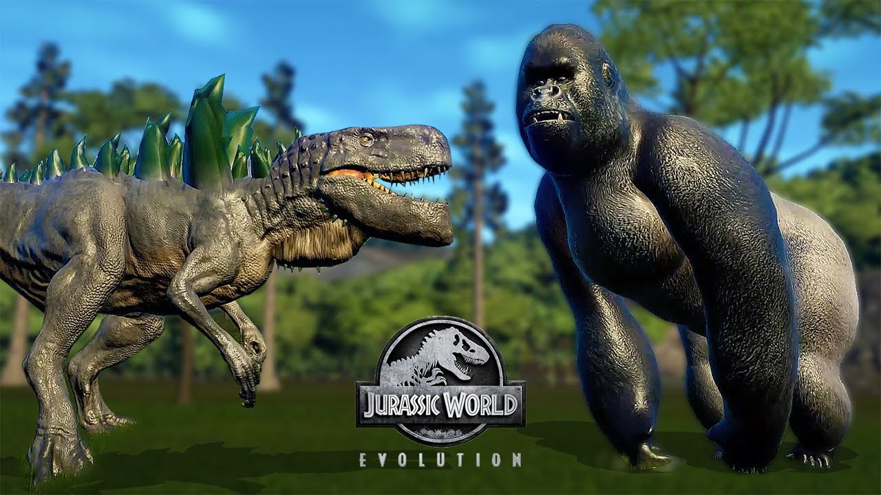 KING KONG VS GODZILLA VS ZILLADOMINUS - JURASSIC DINOSAUR BATTLE || JURASSIC WORLD EVOLUTION
