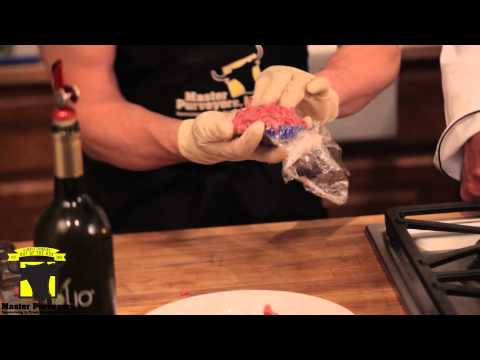 The Flaming Greek with Kami - Master Purveyors Tip #6 - Making Perfect Burgers