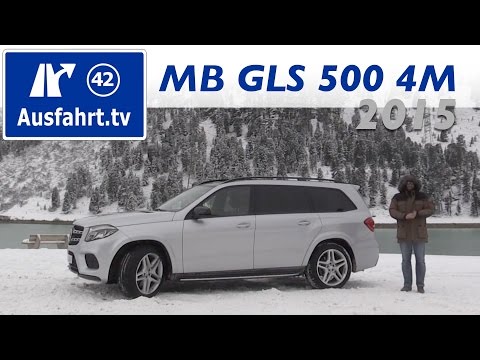 2015 Mercedes-Benz GLS 500 4MATIC - Fahrbericht der Probefahrt, Test   Review, (German)