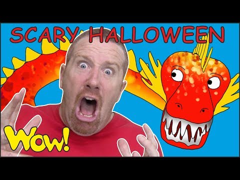 Scary Halloween Party Stories from Steve and Maggie | Free Wow English TV for Kids
