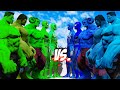 TEAM GREEN 3 HULK 2 SPIDER MAN VS TEAM BLUE 3 HULK 2 SPIDER MAN EPIC SUPERHEORES WAR
