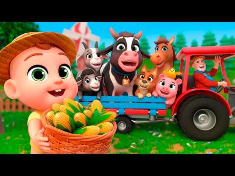 The Happy Farmer In The Dell | Newborn Nursery Rhymes & Kids Songs
