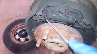 1984-2001 XJ Jeep Cherokee complete rear drum brake job