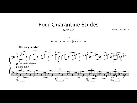 Stefano Paparozzi – Four Quarantine Études