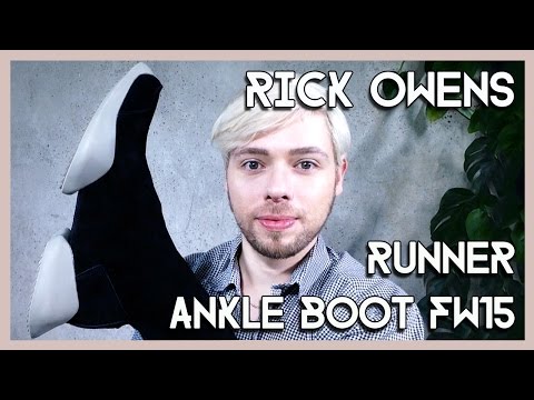 Rick Owens x adidas runner ankle boot fw15 review