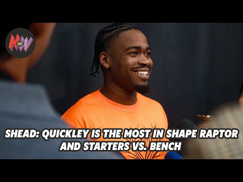 Jamal Shead on battling Immanuel Quickley, starters vs. bench, and bears in Banff