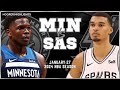 San Antonio Spurs vs Minnesota Timberwolves Full Game Highlights | Jan 27 | 2024 NBA Season