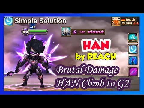 HAN [Dark Ninja] - Brutal Damage Han Climb to G2 RTA by Reach || Summoners War