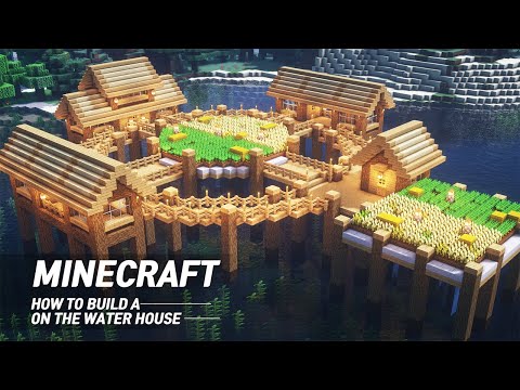 JUNS MAB Architecture Tutorial - Minecraft Tutorial : How To Build A House On Water " 2020 Easy Tutorial Juns MAB" #77