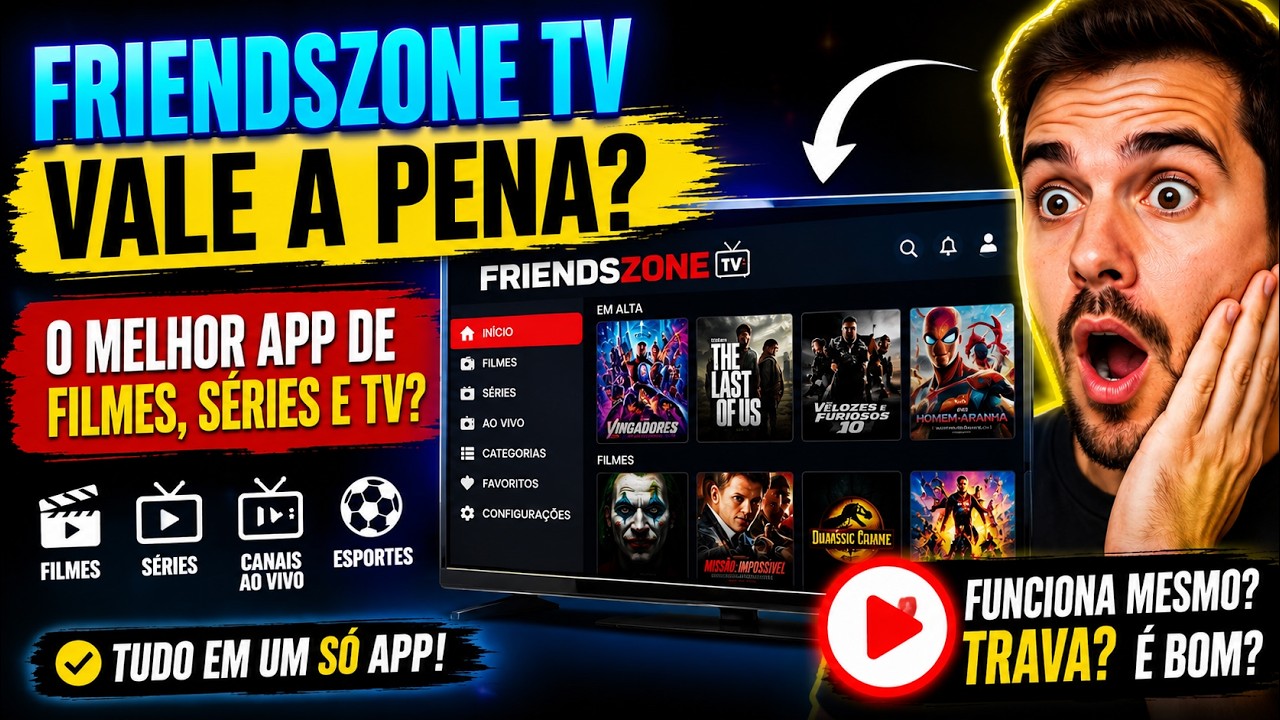 FRIENDSZONE TV - FRIENDSZONE É O MELHOR APP DE FILMES, SERIES E TV ? FRIENDSZONE TV VALE A PENA?