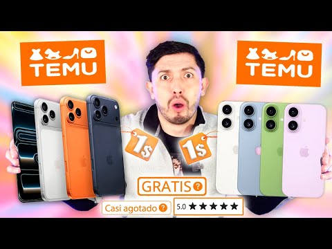 COMPRE TODOS LOS IPHONE 15,16 Y 17 MAS BARATOS DE TEMU.. ES UNA ESTAFA?